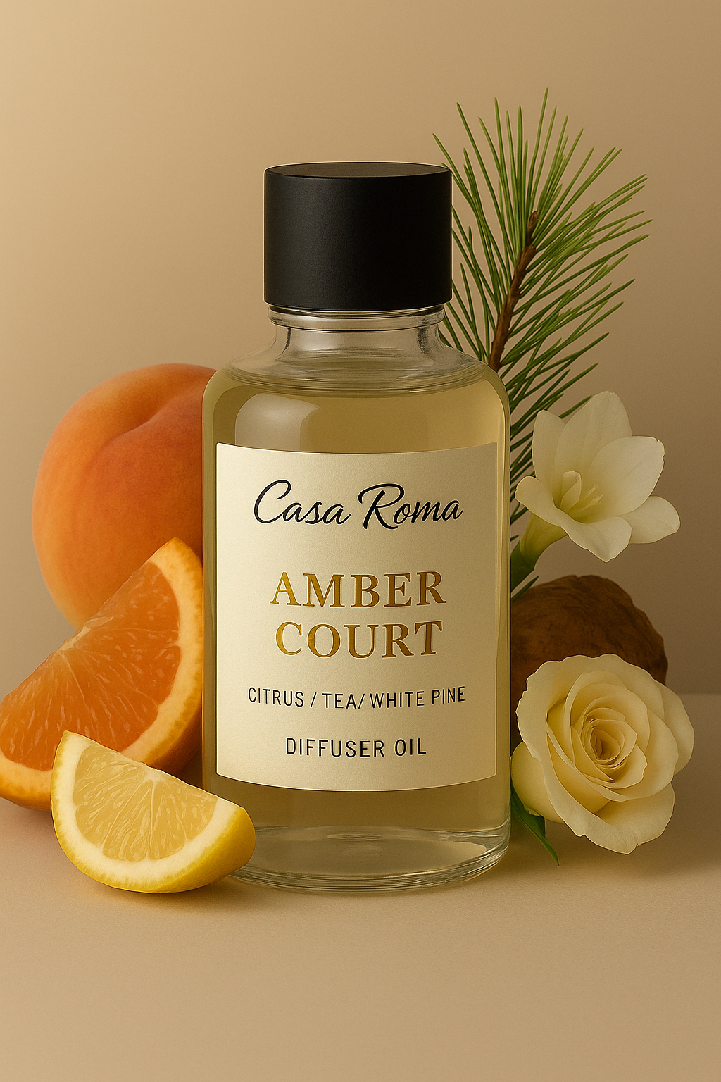 Amber Court - Citrus / Tea / white pine - 120ml