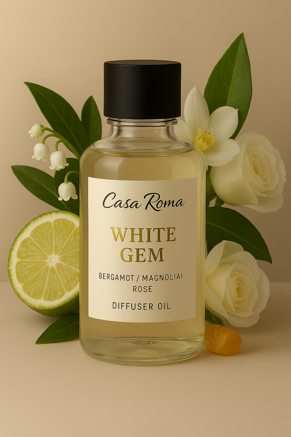 White Gem - Bergamot / Magnolia / Rose - 120ml