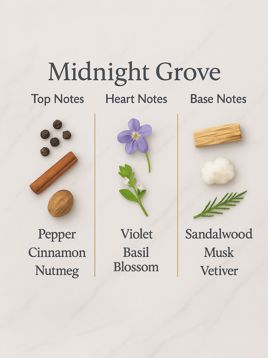 Midnight Grove - Pepper / Cinnamon / Sandalwood / Saffron - 120ml