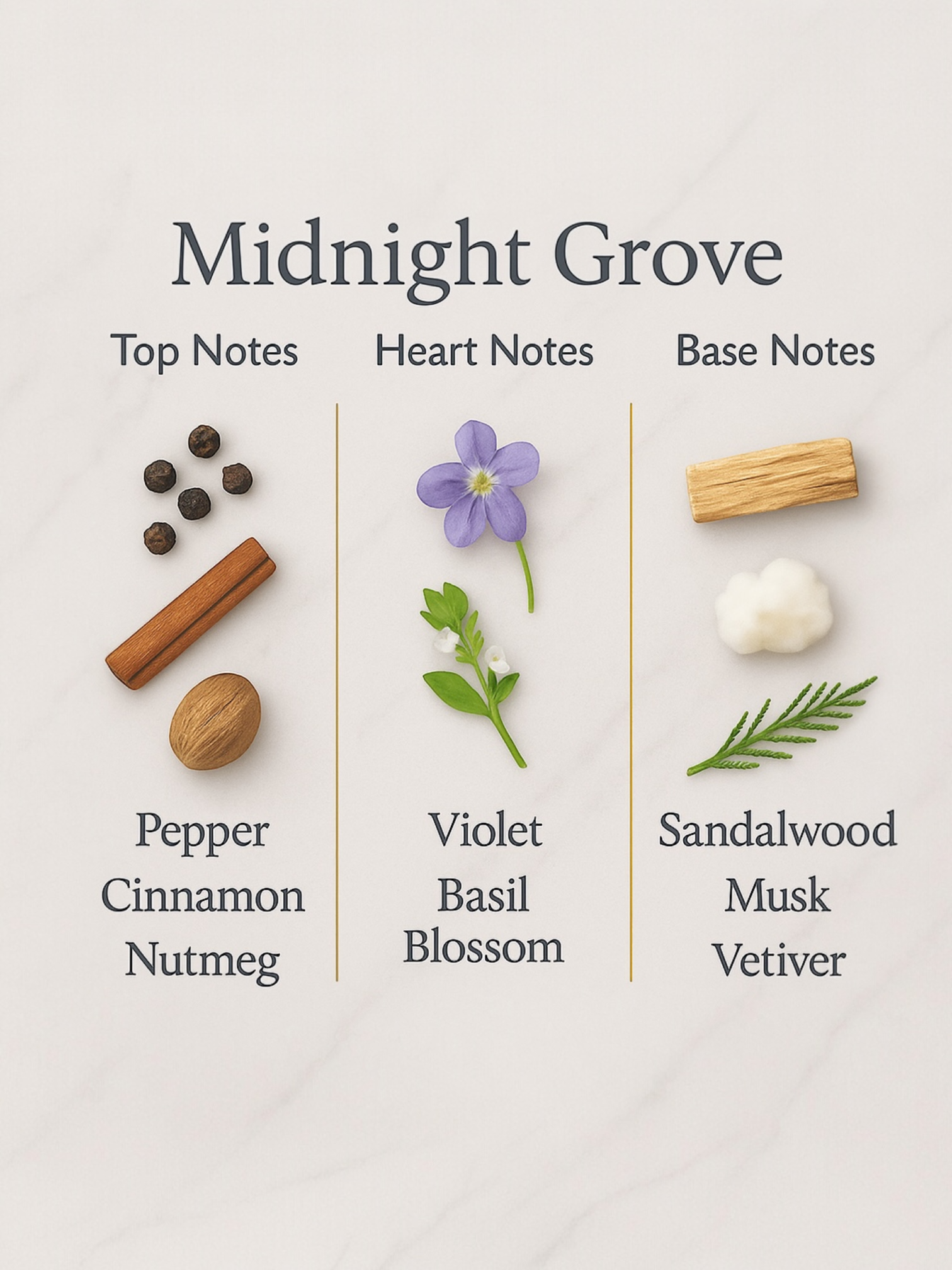 Midnight Grove - Pepper / Cinnamon / Sandalwood / Saffron - 120ml