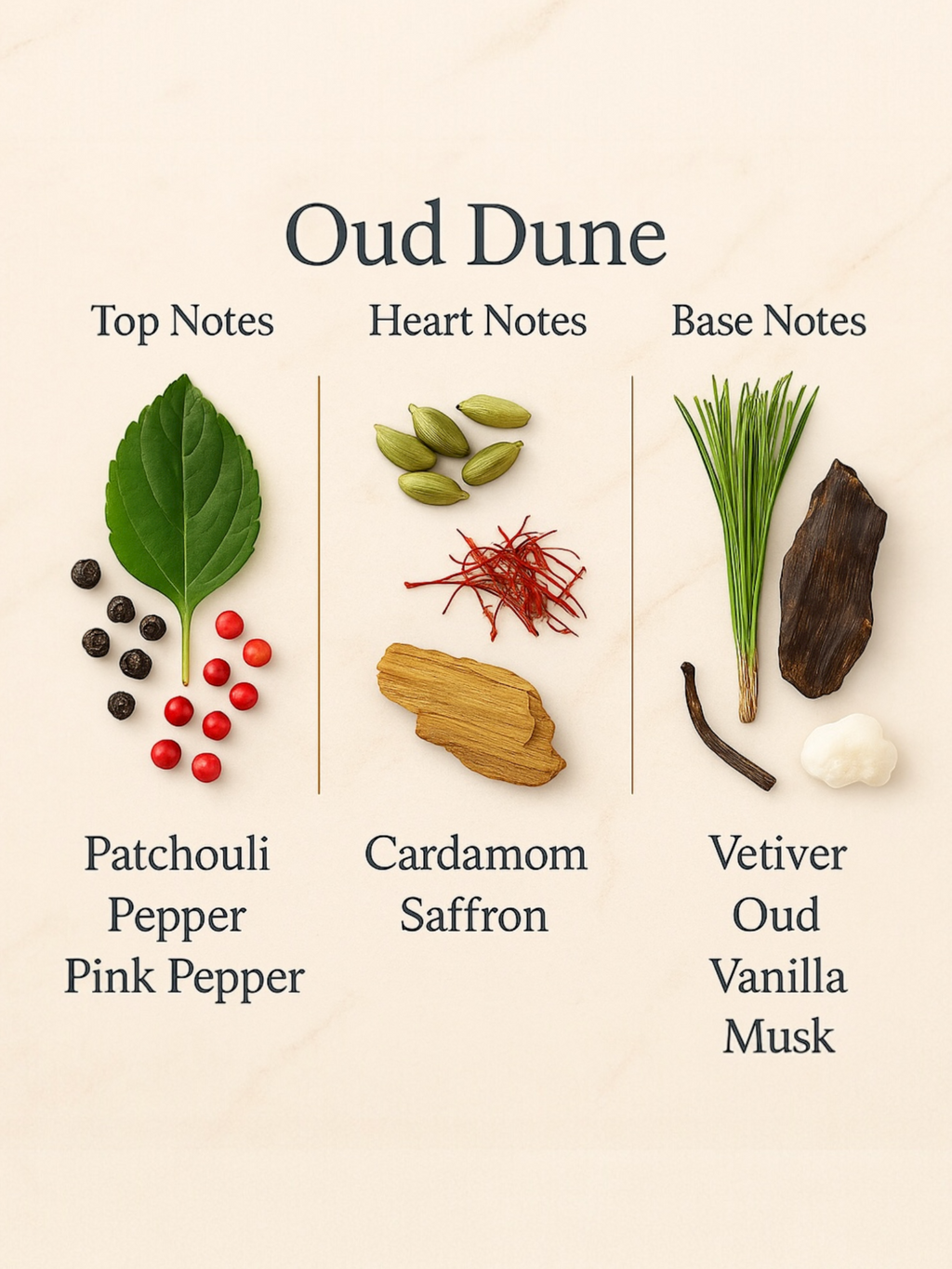 Oud Dune - Vanilla / Oud / Musk - 120ml