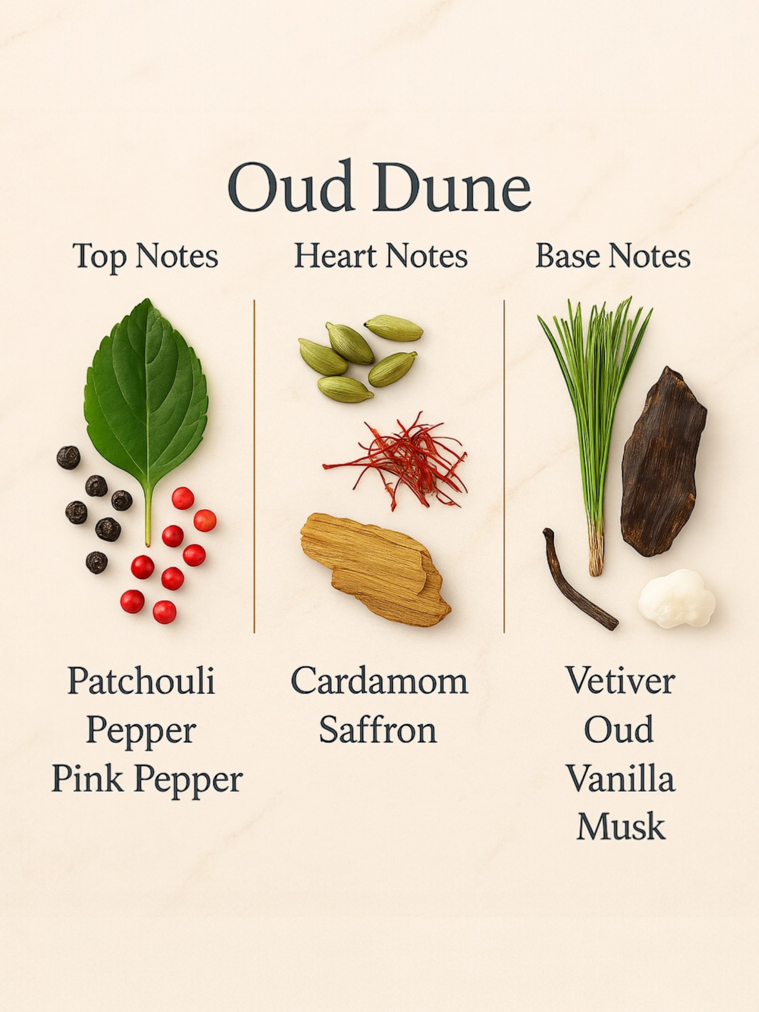 Oud Dune - Vanilla / Oud / Musk - 120ml