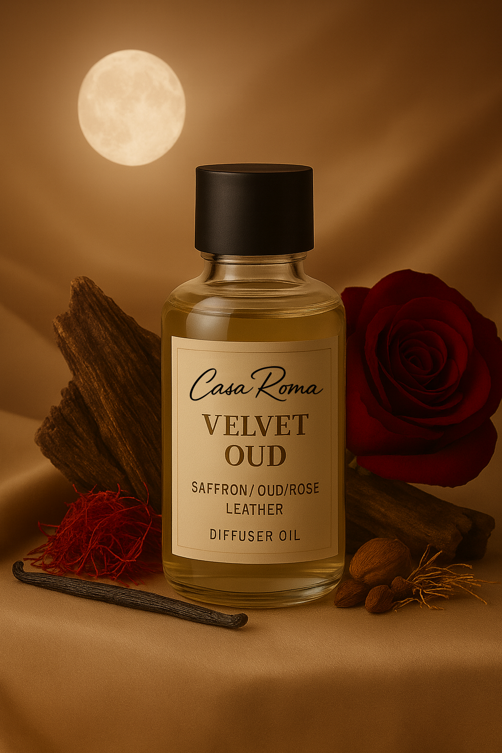 Velvet Oud - Saffron / Oud / Rose / Leather - 120ml