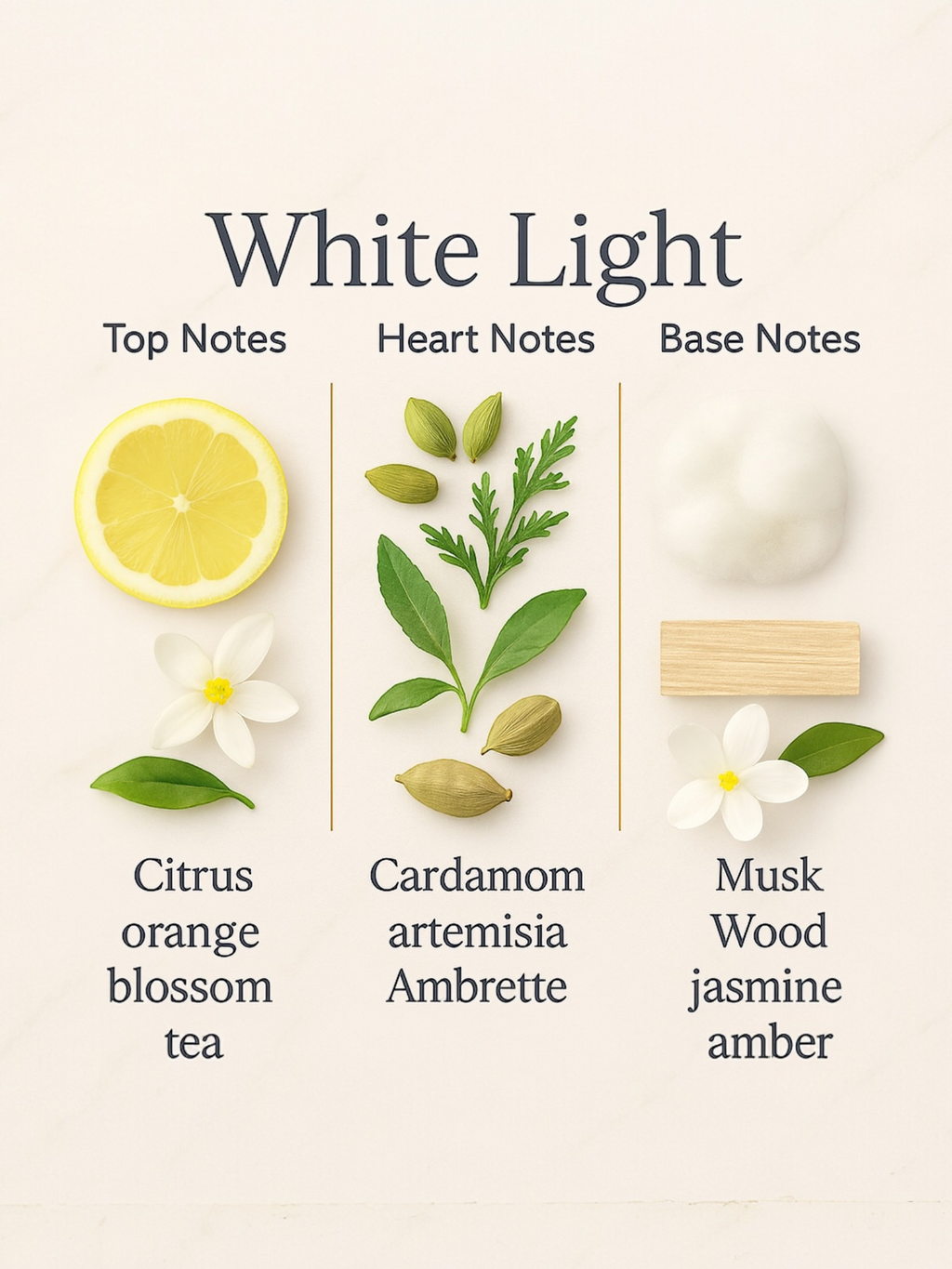 White Light - White Tea / Citrus / Orange Blossom - 120ml