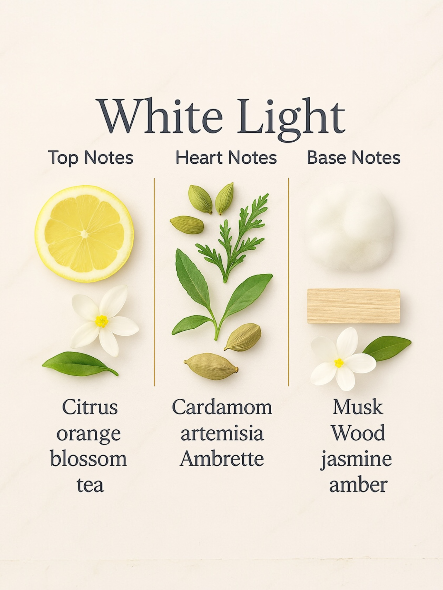 White Light - White Tea / Citrus / Orange Blossom - 120ml